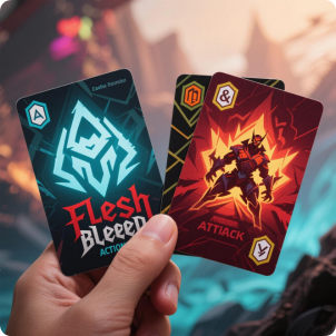 Custom Action & Attack Cards